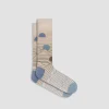 Abstract Mid-Calf Socks