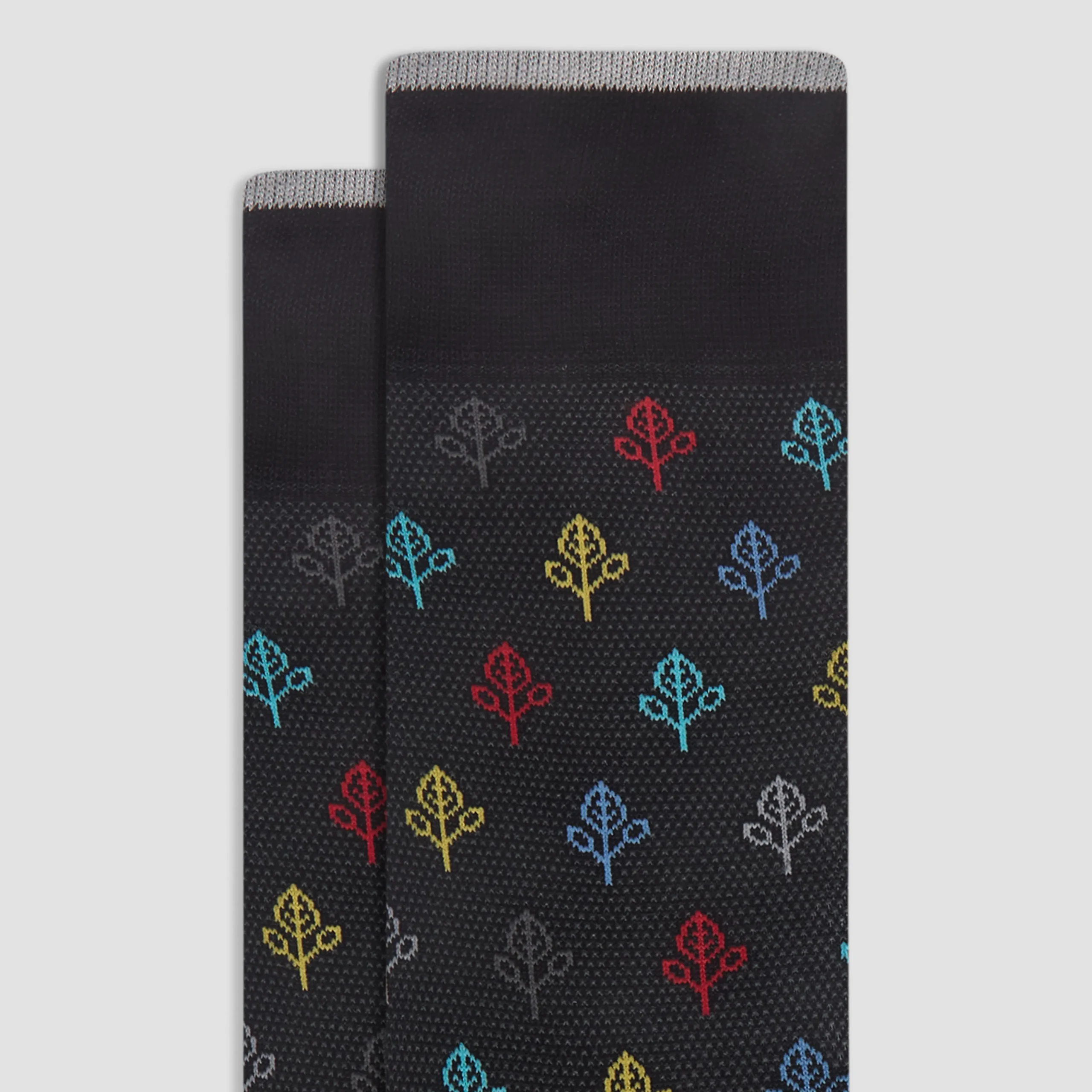 Abstract Mid-Calf Socks