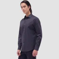 Axel Micro Check Jacquard Shirt