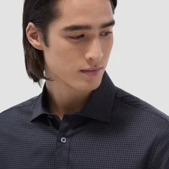 Axel Micro Check Jacquard Shirt