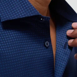 Axel Micro Check Jacquard Shirt