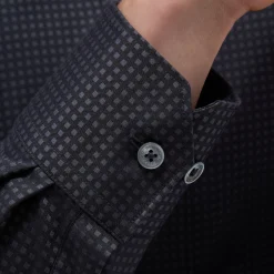 Axel Micro Check Jacquard Shirt