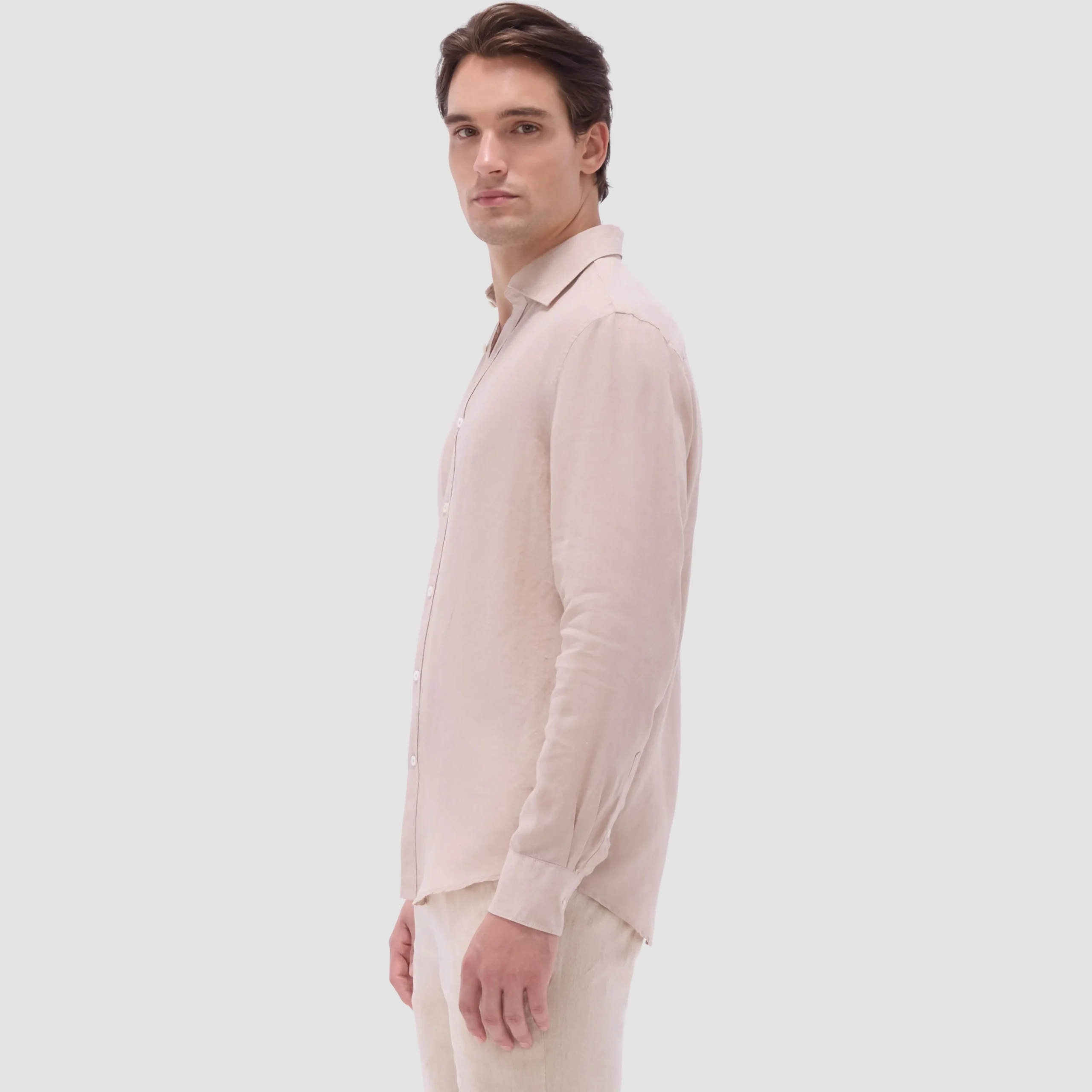 Axel Solid Linen Shirt