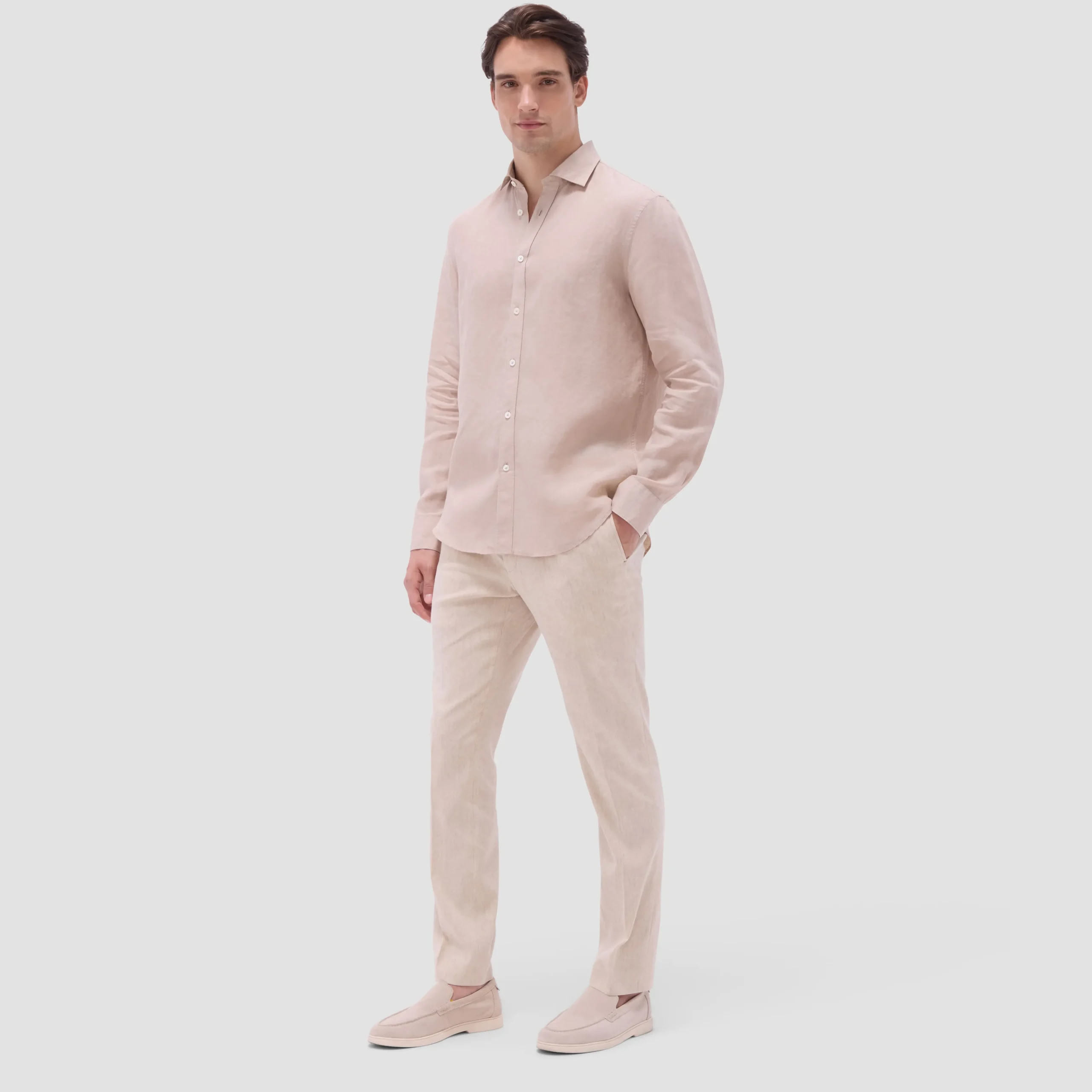Axel Solid Linen Shirt