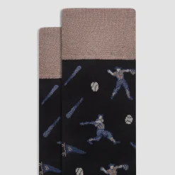 Baseball Mid-Calf Socks