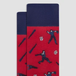 Baseball Mid-Calf Socks