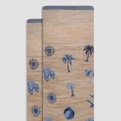 Beach Vibe Mid-Calf Socks