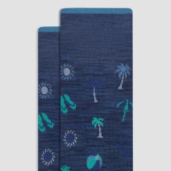 Beach Vibe Mid-Calf Socks