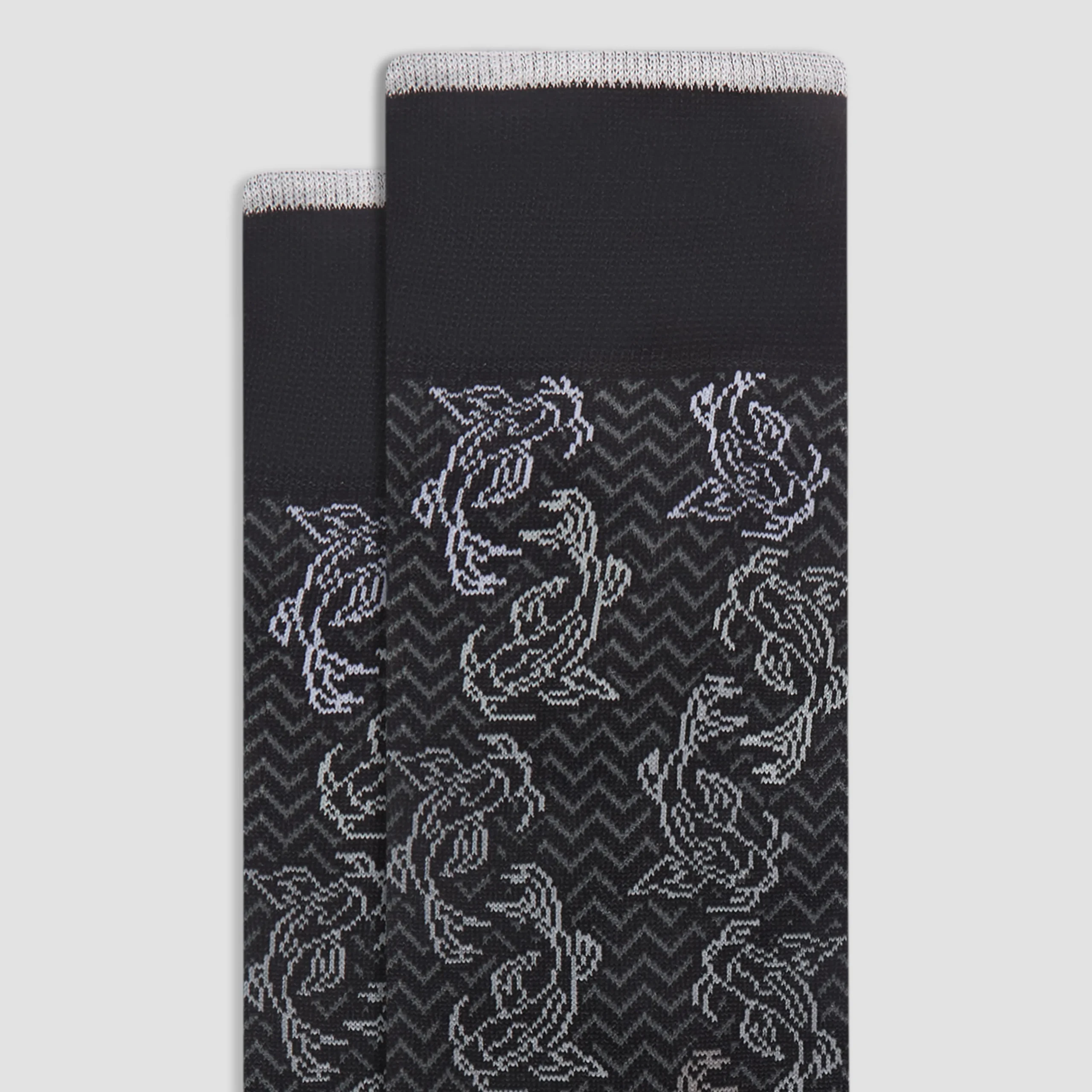 Chevron Abstract Mid-Calf Socks