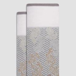 Chevron Abstract Mid-Calf Socks