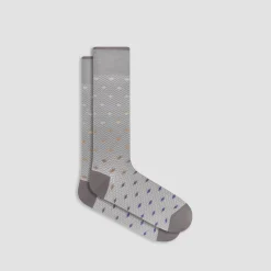 Chevron Geometric Mid-Calf Socks