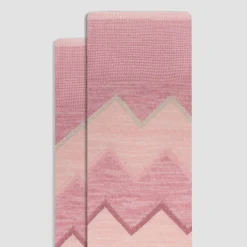 Chevron Stripe Mid-Calf Socks