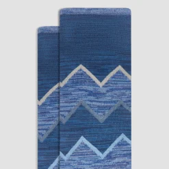 Chevron Stripe Mid-Calf Socks