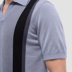 Color Block Short Sleeve Johnny Sweater
