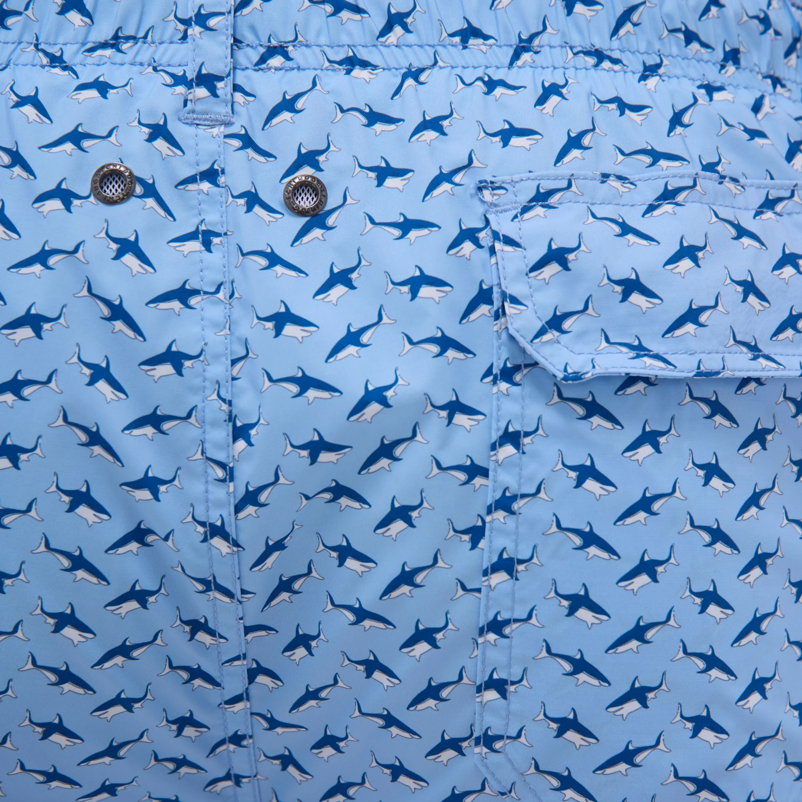 Cosmo Fish Print Swim Trunks