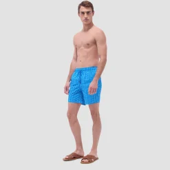 Cosmo Geometric Swim Trunks