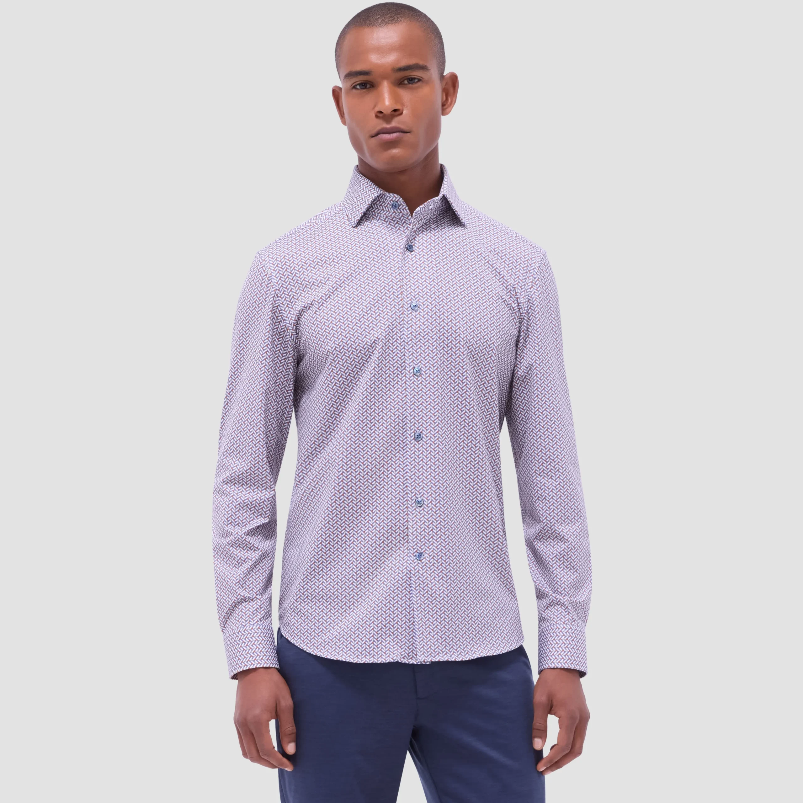 Devon Herringbone OoohCotton Shirt
