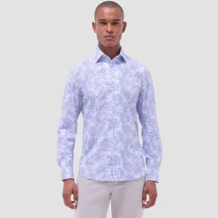 Devon Leaf Print OoohCotton Shirt
