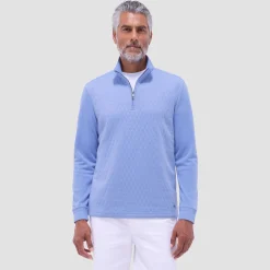 Diamond Quilt Performance Quarter-Zip Pullover