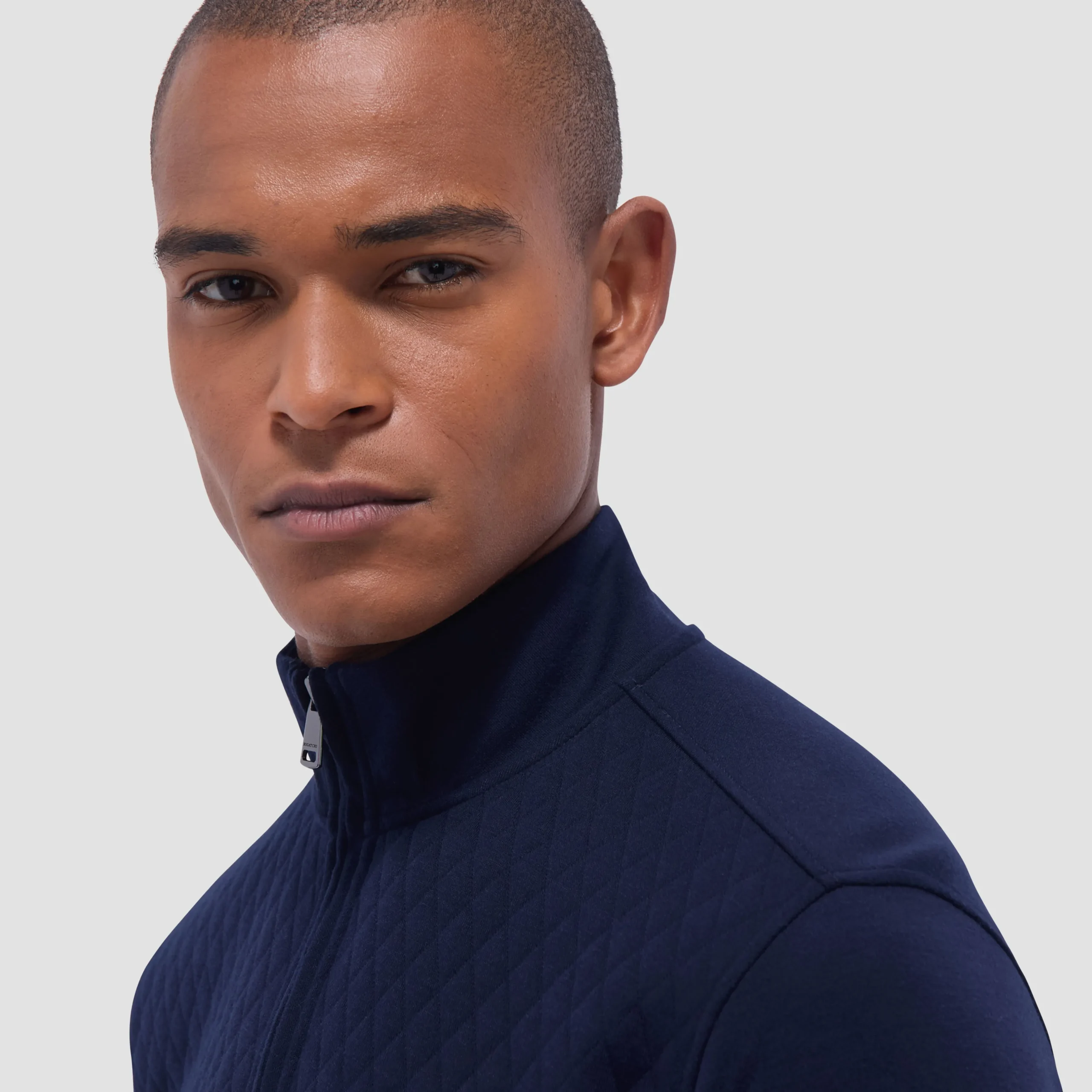 Diamond Quilt Performance Quarter-Zip Pullover