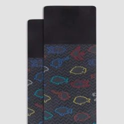Fish Mid-Calf Socks