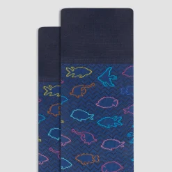 Fish Mid-Calf Socks
