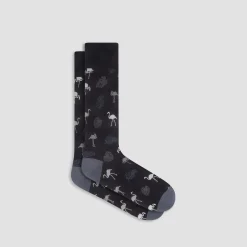 Flamingo Mid-Calf Socks