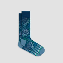 Floral Mid-Calf Socks
