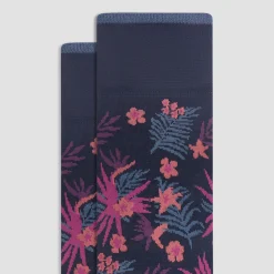 Floral Mid-Calf Socks