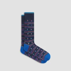 Geometric Mid-Calf Sock