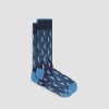 Geometric Mid-Calf Sock