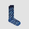 Geometric Mid-Calf Sock