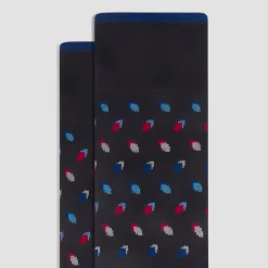 Geometric Mid-Calf Sock