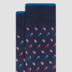 Geometric Mid-Calf Sock