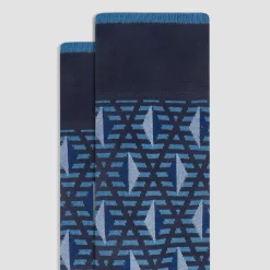 Geometric Mid-Calf Sock