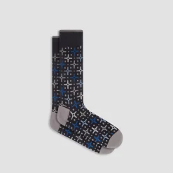 Geometric Mid-Calf Socks
