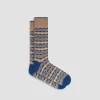Geometric Mid-Calf Socks