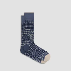 Geometric Mid-Calf Socks