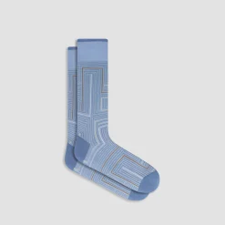 Geometric Mid-Calf Socks