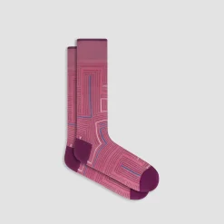 Geometric Mid-Calf Socks