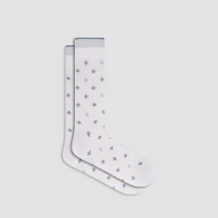 Geometric Mid-Calf Socks