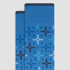 Geometric Mid-Calf Socks