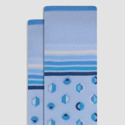 Geometric Mid-Calf Socks