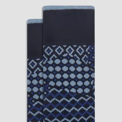 Geometric Mid-Calf Socks