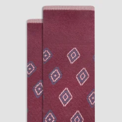 Geometric Mid-Calf Socks