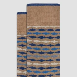 Geometric Mid-Calf Socks