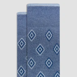 Geometric Mid-Calf Socks