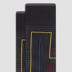 Geometric Mid-Calf Socks