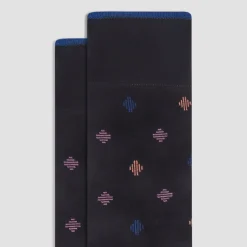 Geometric Mid-Calf Socks