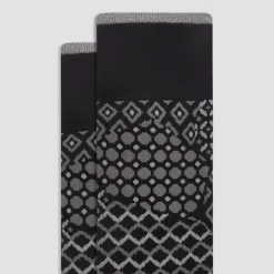 Geometric Mid-Calf Socks